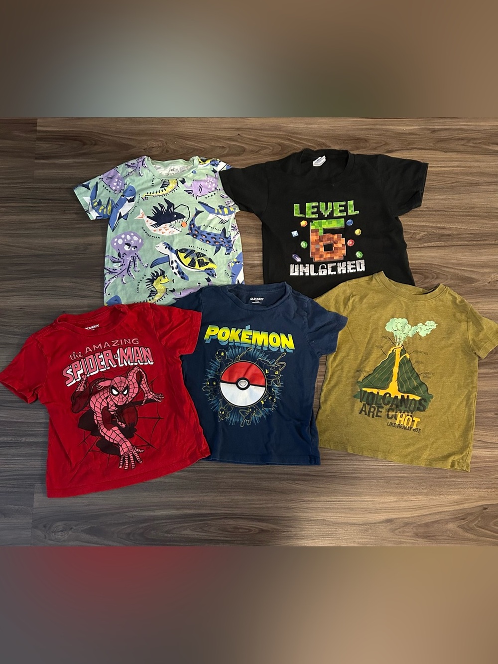 Bundle of 5 shirts (boys) 5/6